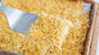 HOW TO MAKE HASH BROWNS FOR A LOT OF PEOPLE AT ONCE [upl. by Thesda]