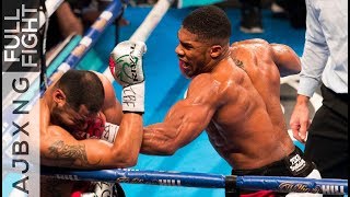 Full Fight  Anthony Joshua Vs Eric Molina TKO [upl. by Nnateragram]