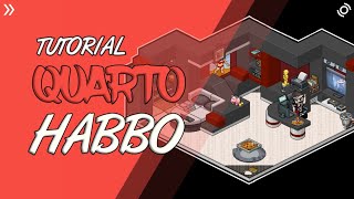 TUTORIAL HABBO  QUARTO MODERNO Construção [upl. by Olette]