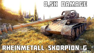 Rheinmetall Skorpion G • 85K DAMAGE 6 KILLS • World of Tanks [upl. by Eilesor762]