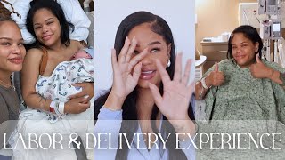 my labor and delivery honest experience  footage  arnellarmon [upl. by Yart]