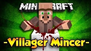 Villager Mincer Mod  MINCE VILLAGERS Minecraft Mod Showcase [upl. by Vinni923]