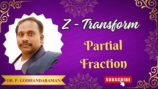 2 Partial fraction  Inverse Z transform  21MAB201T  Transform and Boundary Value Problem [upl. by Palumbo]