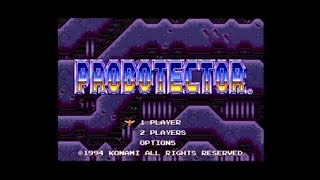 Mega Drive Longplay  Probotector A [upl. by Airotahs]