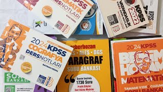 KPSS 2024 KAYNAK KİTAP ÖNERİLERİ [upl. by Nnaira]