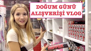 Doğum Günü Parti Alışverişi Vlog Ecrin Su Çoban [upl. by Cheke]