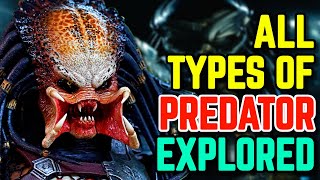 All 38 Types Of Yautjas Predators  BackstoriesSpecies Explored [upl. by Lemhaj]