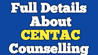 Full Details About CENTAC Counselling  Centac Puducherry Details  Vincent Maths [upl. by Resaec382]