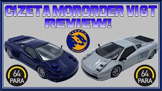 Para64 Cizeta Moroder V16T Review Headlights Up Versions [upl. by Ayoras592]