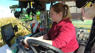 Großeinsatz Maishäckseln  Maisernte mit Feldhäcksler amp 10 Traktoren für Biogas Farmer Corn Harvest [upl. by Lubeck]