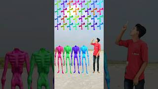 Green Red Purple black amp Blue Siren vs Me correct head matching new game magical video viral vfx [upl. by Erickson]