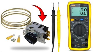 COMO PROBAR TERMOSTATO DE REFRIGERADOR Facil y rapido [upl. by Tuneberg]