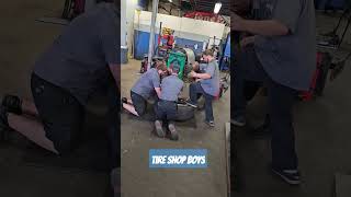 Tire shop boys garage automobile mechanic garage tires tireshop repairfacility [upl. by Inalaek]