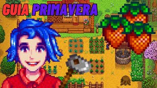 GUIA DE PLANTAÇÃO NA PRIMAVERA  STARDEW VALLEY [upl. by Nairb]