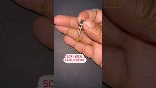 SCR Latch Circuit scr electronics diy circuit thyristor [upl. by Elleryt]