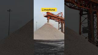 Conveyor systemnew youtubeshorts trendingshorts cargo limestone operation conveyor unloading [upl. by Tallie]