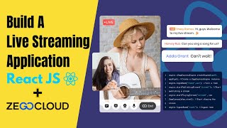 Create Live Streaming App using React JS amp ZEGOCLOUD SDK [upl. by Schonfeld]