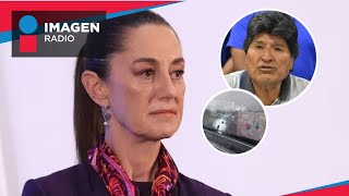 ¿Qué dice Claudia Sheinbaum sobre el ataque a Evo Morales [upl. by Erdei]