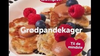 Opskrift på grødpandekager til de mindste [upl. by Adianes]