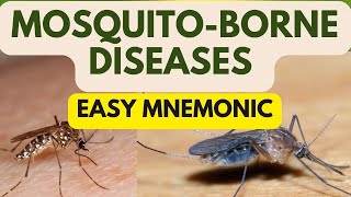 Mosquito Borne Diseases Easy Mnemonics for Anopheles Culex Aedes and Mansonia [upl. by Pegma471]