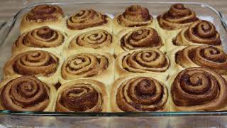 Soft and Delicious Cinnamon Rolls  Cinnabon Frosting [upl. by Ennairod]