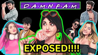 Damnfam controversy explained  Damnfam separation  Aashna Hegde  Mnv and Aashna fight [upl. by Tecu]