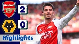 Arsenal vs Wolves 20  Highlights amp All Goals  Premier League [upl. by Saleem232]