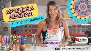 APRENDE A DISEÑAR TU PROPIO MANDALA 🤗 Paso a paso y desde cero [upl. by Safire]