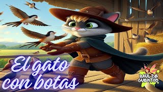 El Gato con Botas Un Cuento de Astucia y Amistad  El Baúl de Cuentos [upl. by Atalya]