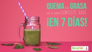 Quema grasas con este jugo natural  Salud180 [upl. by Annawahs]