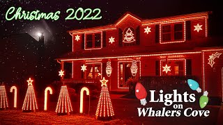 Christmas Light Show 2022 [upl. by Janerich]