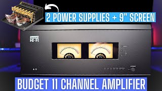 2 Power Supplies  1 Display  Low Price  Amazing Amp Summit Hifi A11 11 Channel Amplifier [upl. by Einaffets]