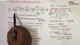 DC49 Communication through Band limited channel  baseband transmission  EC Academy [upl. by Dare]