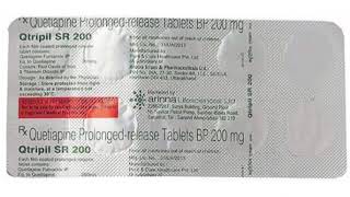 Qtripil SR 200 Tablets Quetiapine Prolongedrelease Tablets BP 200 mg [upl. by Notyep]