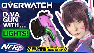 Nerf Overwatch DVa Pistol Cosplay Prop Mod [upl. by Atikat]