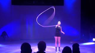 Trick Roping Act by Mike Togni jr amp Sharon Togni in Wiesbaden European Youth Circus 2018 [upl. by Esilahs]