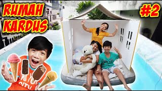 24 JAM DI RUMAH KARDUS APUNG 1 WARNA KOLAM RENANG Part 2 ES KRIM  Vlog Drama Lucu  CnX Adventurers [upl. by Aisenet428]