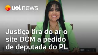 Justiça tira do ar Diário do Centro do Mundo a pedido de deputada do PL [upl. by Hayott940]