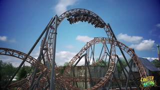 Copperhead Strike Carowinds 2019 Roller Coaster First Look [upl. by Akierdna369]