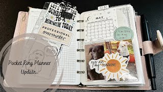 Planner Hop Update  Pocket Rings Planner System [upl. by Asiat610]