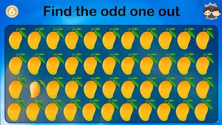 How well can your eyes perceive 2 Find odd one out [upl. by Stagg]