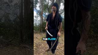 TWO SWORD ⚔️ Training Drill martialarts katana wakizashi samurai [upl. by Nezah]