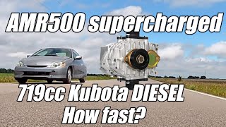 S4 E9 We fix and road test the AMR500 supercharged Kubota diesel powered Honda [upl. by Anniala]