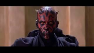 DARTH MAUL VS OBIWAN Y QUIJON BATALLA COMPLETA [upl. by Towland]