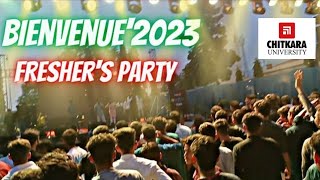 FRESHERS PARTY 2023🎉🎉✨✨ DAY2 VLOG CHITKARA UNIVERSITY HIMACHAL PRADESH VLOG  chitkarafresher [upl. by Portugal]