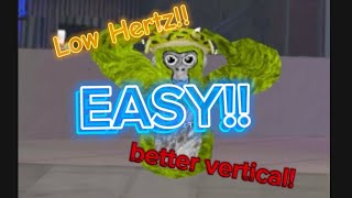 How To Get LOW Hertz In Gorilla Tag EASY [upl. by Ynnos]