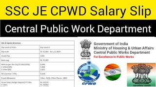 SSC JE 2024 CPWD JE JOB profile salary facility  SSC JE  Central Public Work Department sscje [upl. by Olly171]