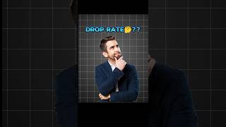 Drop rate kya hota hai 🤔short [upl. by Arodaeht]