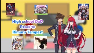 High School DxD react to Rimuru Gacha reaction Au ship Rimuru x Xenovia x Harem [upl. by Yllet]