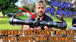 CVLIFE EagleFeather 416X44 Rifle Scope Review Precision Optics for Survival Scenarios [upl. by Adnuahsar]